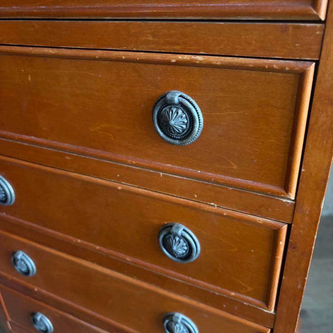 英国ヴィンテージ　6段チェスト　ミドルチェスト