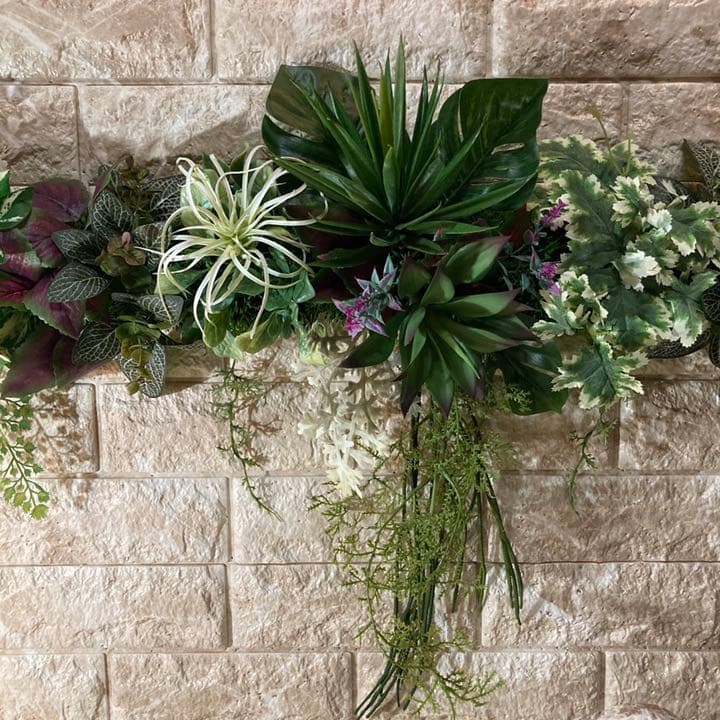 光触媒　人工観葉植物　ウォールグリーン　造花　インテリア855