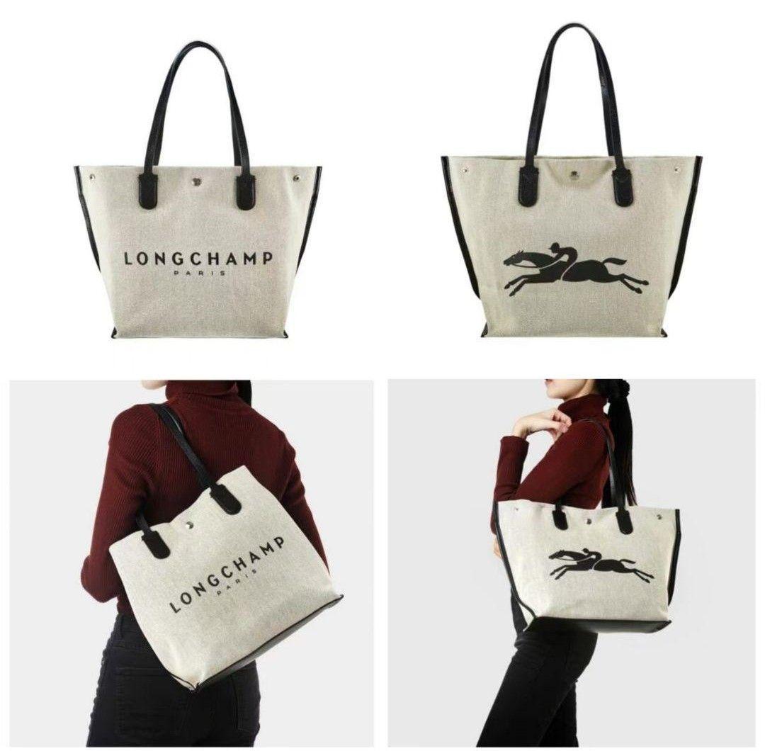 【新品未使用】ロンシャン ロゾ Lサイズ　キャンバストートバッグ