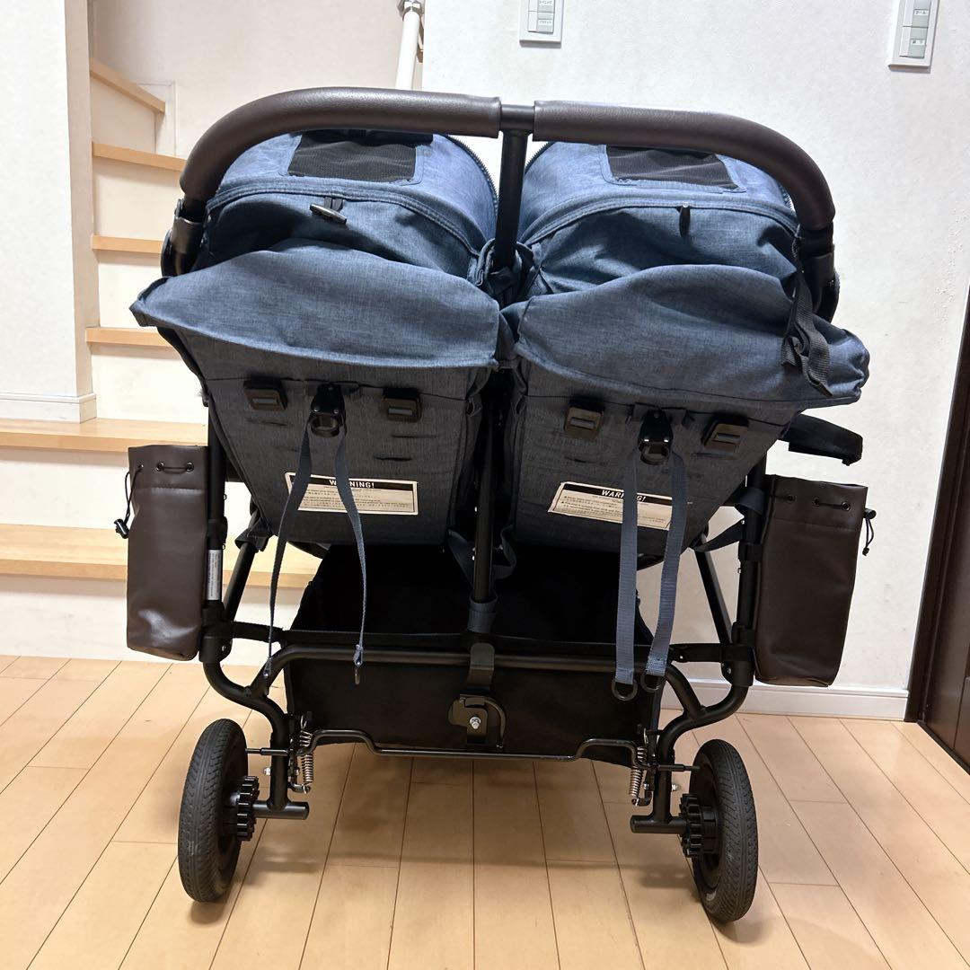 エアバギー ココダブルEX フロムバース AIRBUGGY 未使用レインカバー付