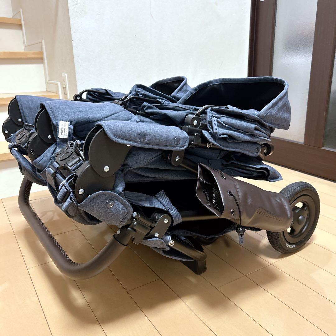 エアバギー ココダブルEX フロムバース AIRBUGGY 未使用レインカバー付
