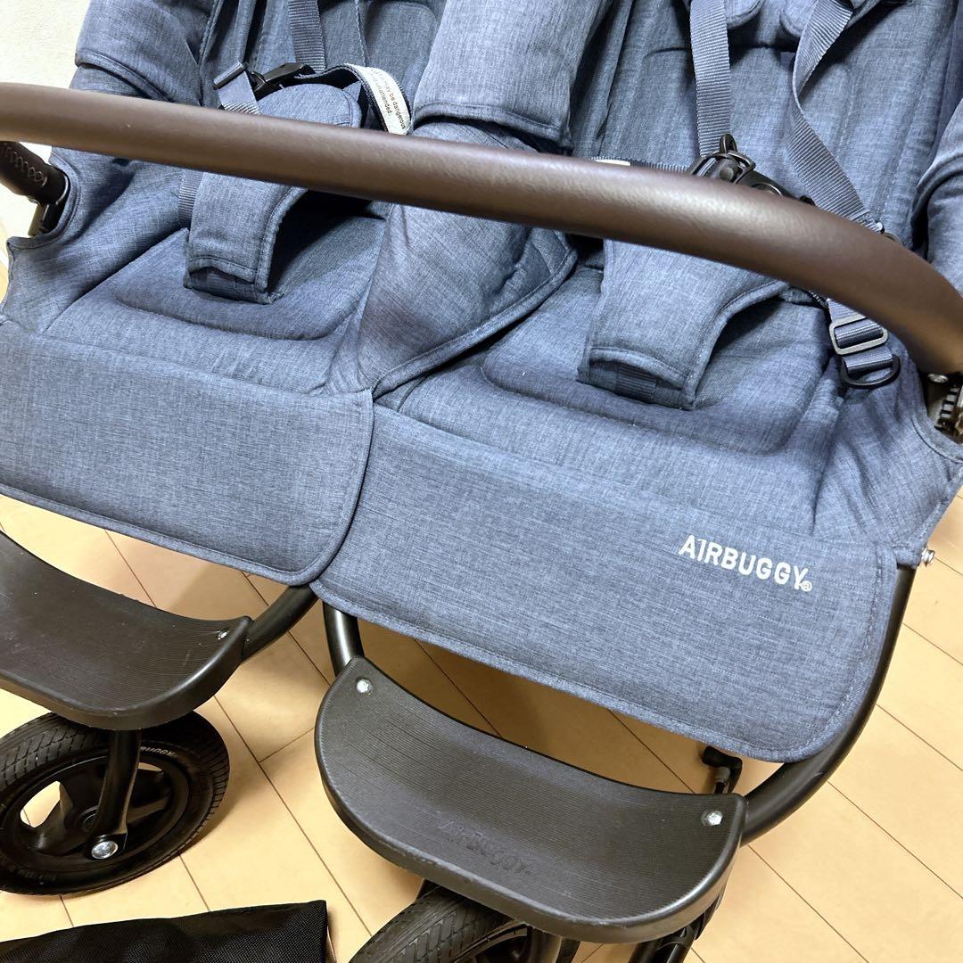 エアバギー ココダブルEX フロムバース AIRBUGGY 未使用レインカバー付