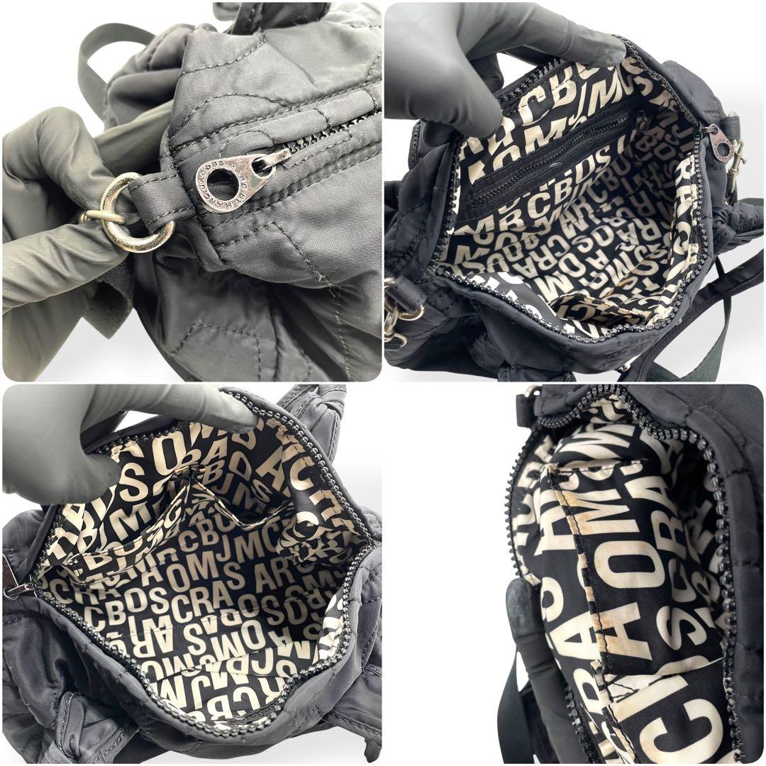 美品　マークバイマークジェイコブス　2way ミニボストンバッグ　ナイロン　黒