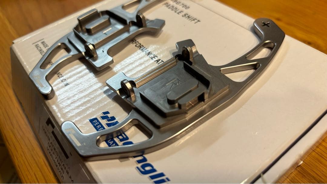 RacingLine製 VW DSG パドルシフター　チタンシルバー