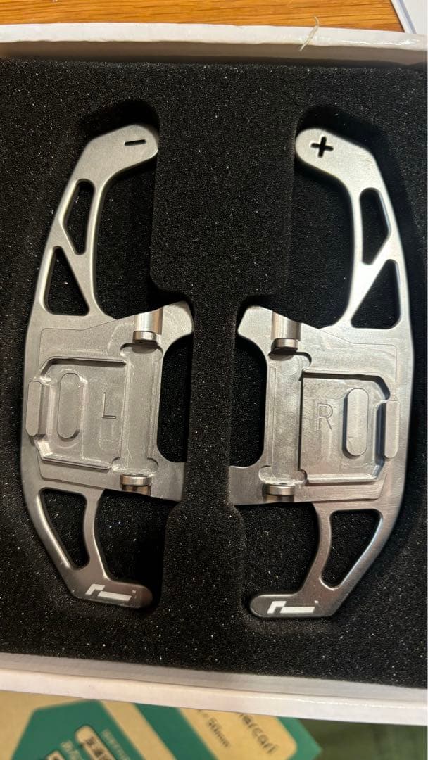 RacingLine製 VW DSG パドルシフター　チタンシルバー