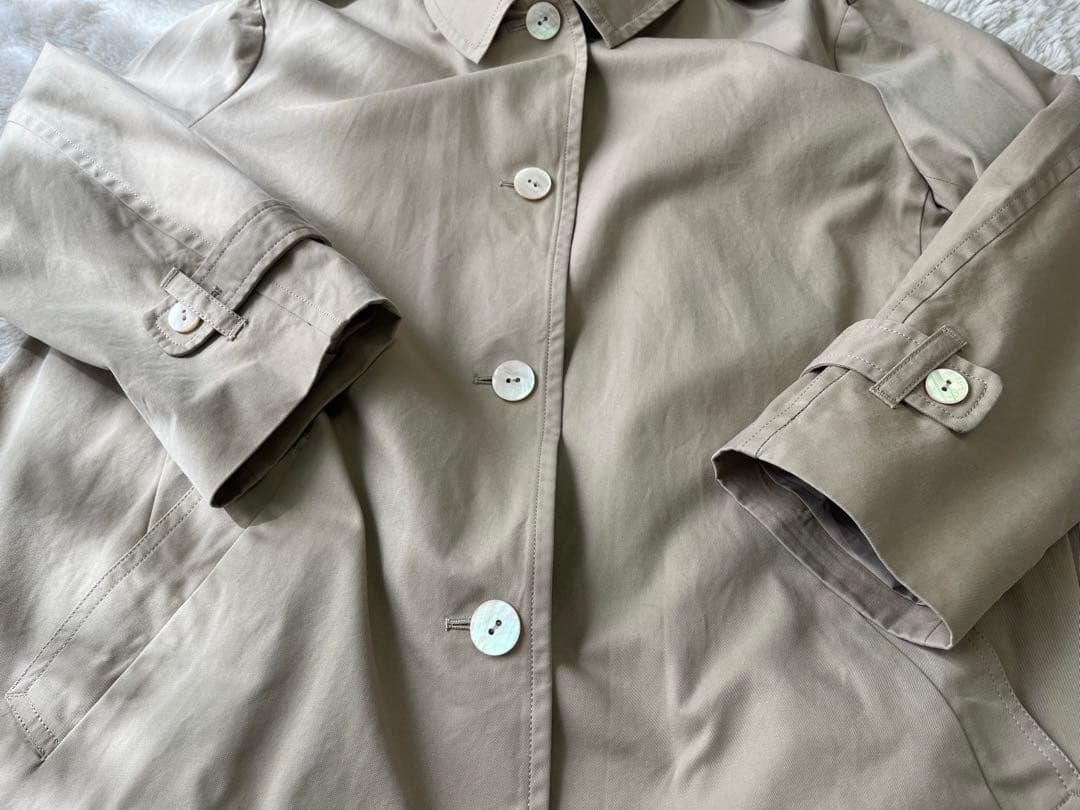 美品◇ポルテデブトン◇リバティトレンチ◇ポピー柄◇