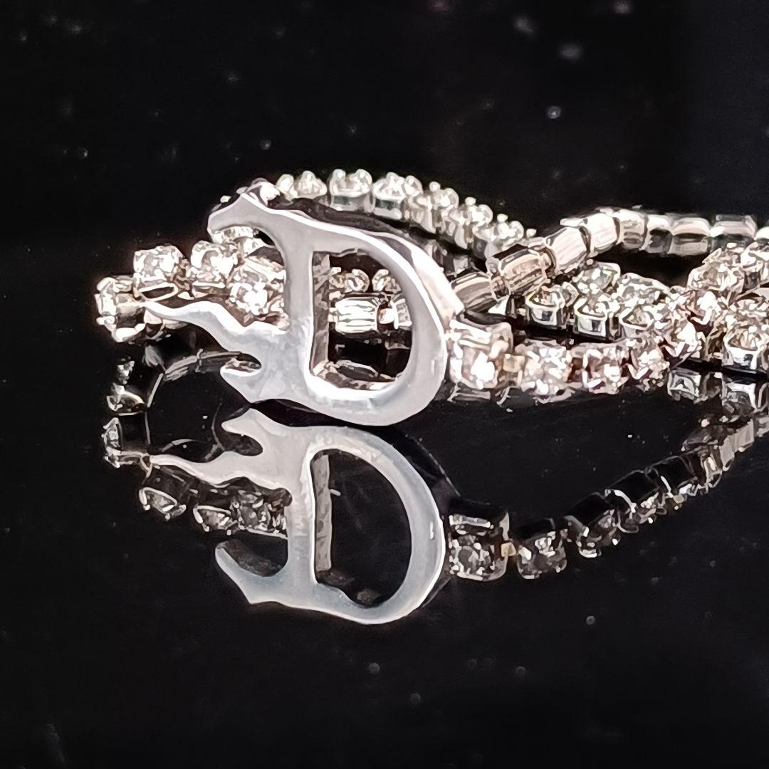 Dior クリスタルテニスアンクレット