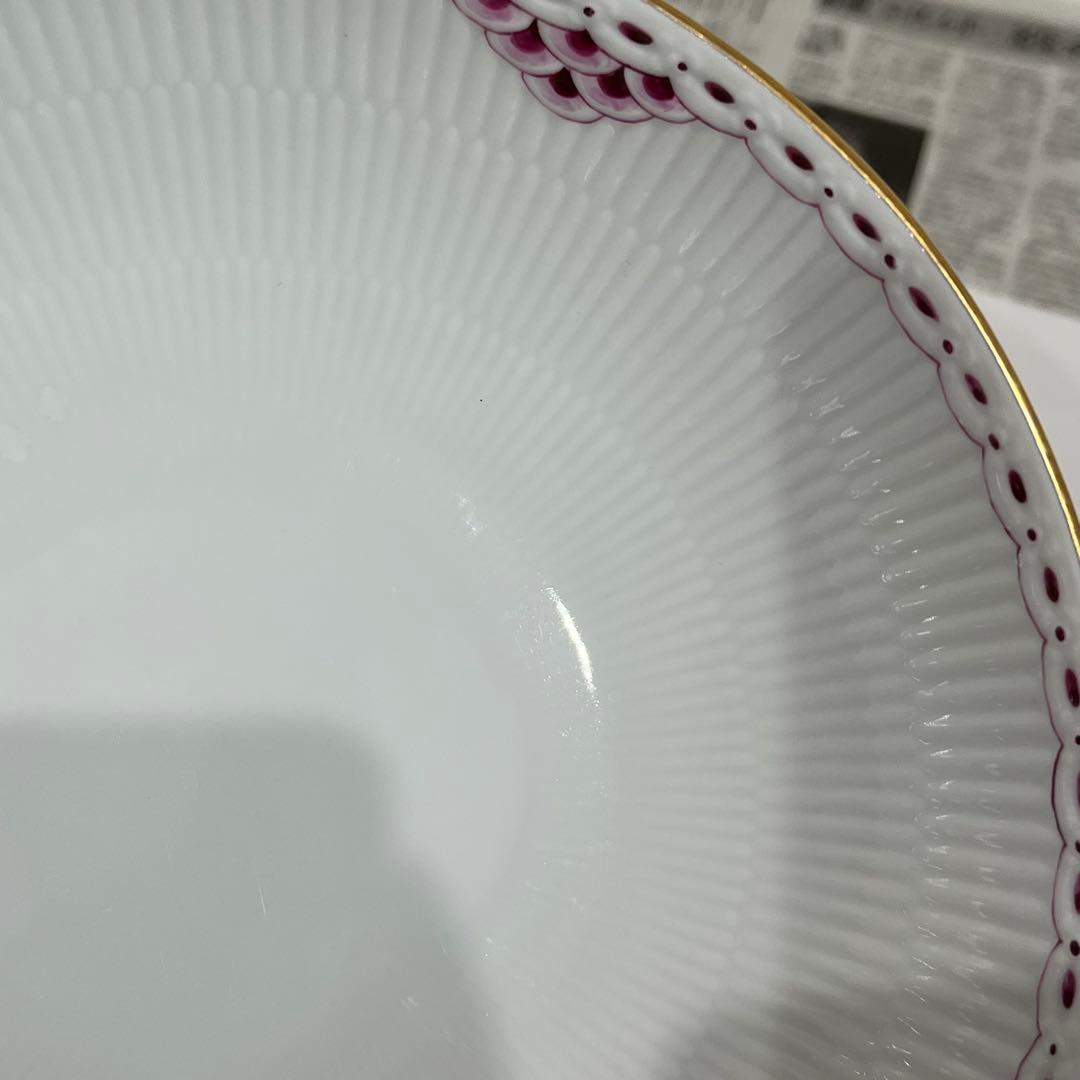 希少 ロイヤルコペンハーゲン ボウル プリンセス パープル