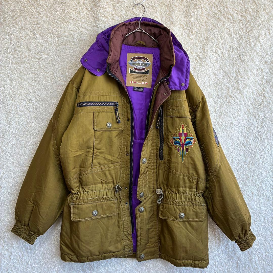 【希少】ファブリス スキーウェア 上下セット LL 中綿 防寒