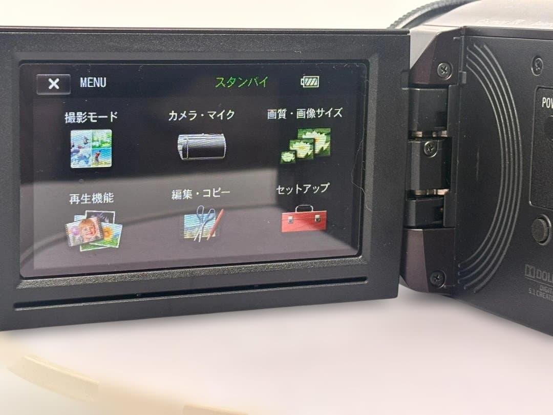 ☆極美品　ソニー　ビデオカメラ　HDR-CX430　新品バッテリー付　＃639★