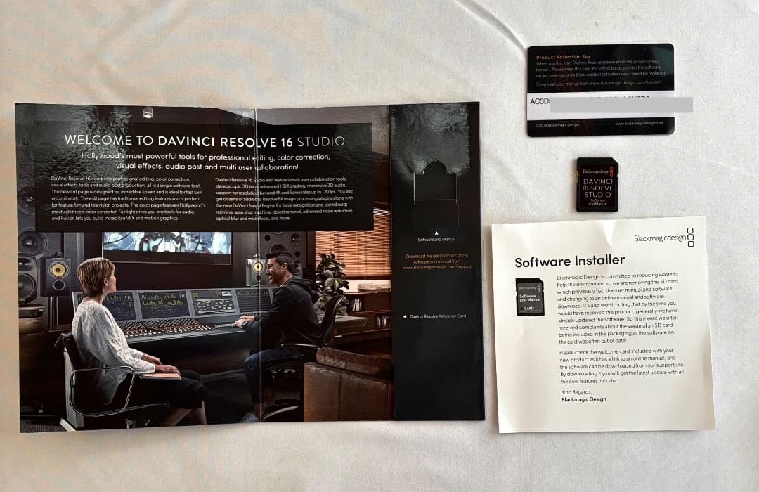 DaVinci Resolve Speed Editor(ライセンス付き)