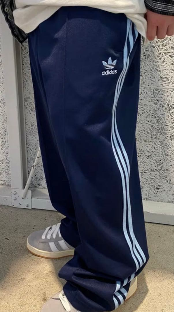 adidasバギーフィットファイヤーバードトラックパンツ L 新品レングス短い