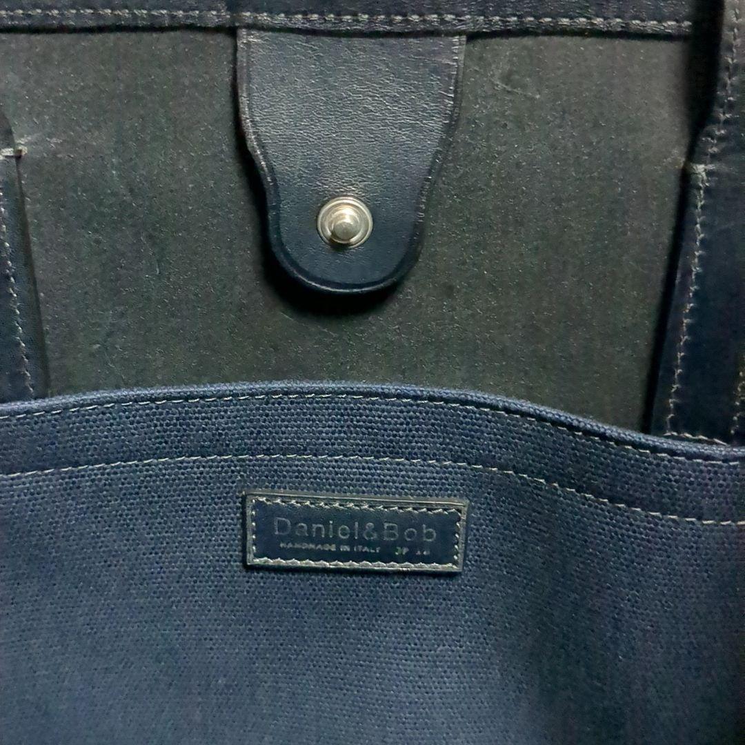 ✨美品✨ダニエル&ボブ OTELLO トートバッグ ブラック レザー ロゴ
