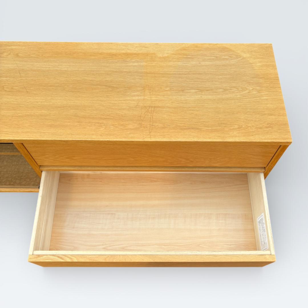 無印良品 オーク材 スタッキングキャビネット テレビボード AVラック