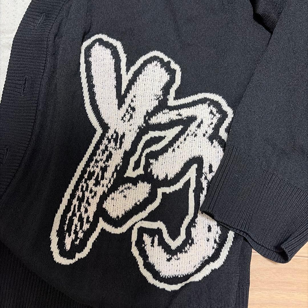 Y-3 カーディガン 黒 値下げ⭕️