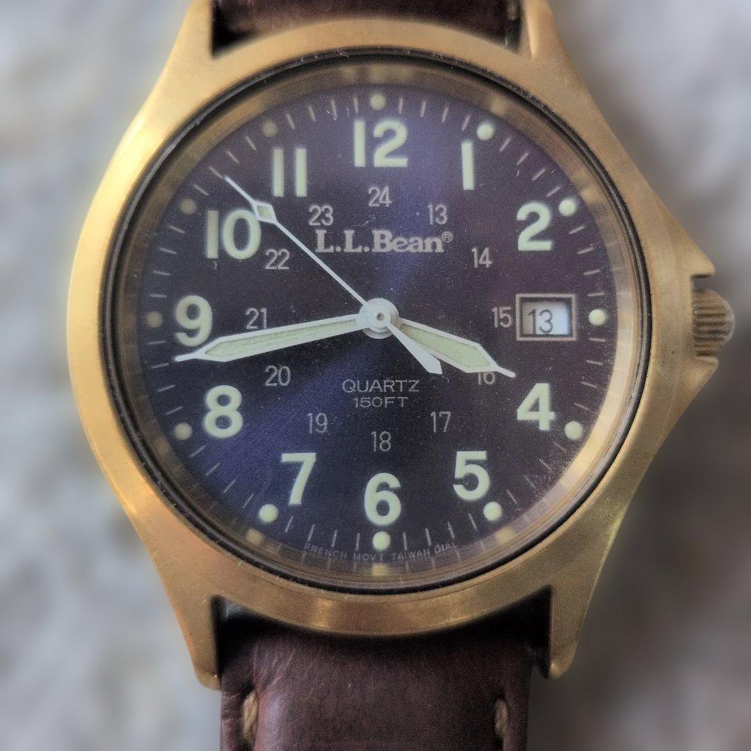 ビンテージ　L.L.Bean クォーツ 腕時計 150FT防水