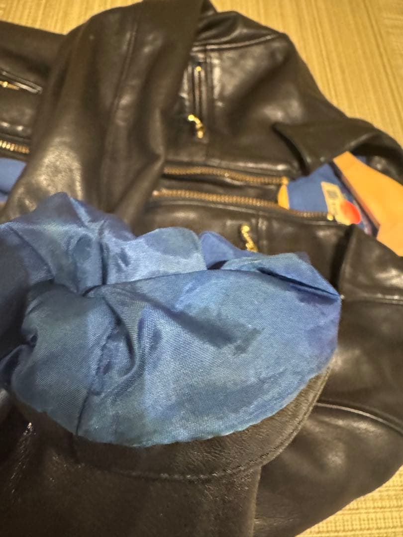 Black Means レザー　シングルライダースジャケット　 シドジャン