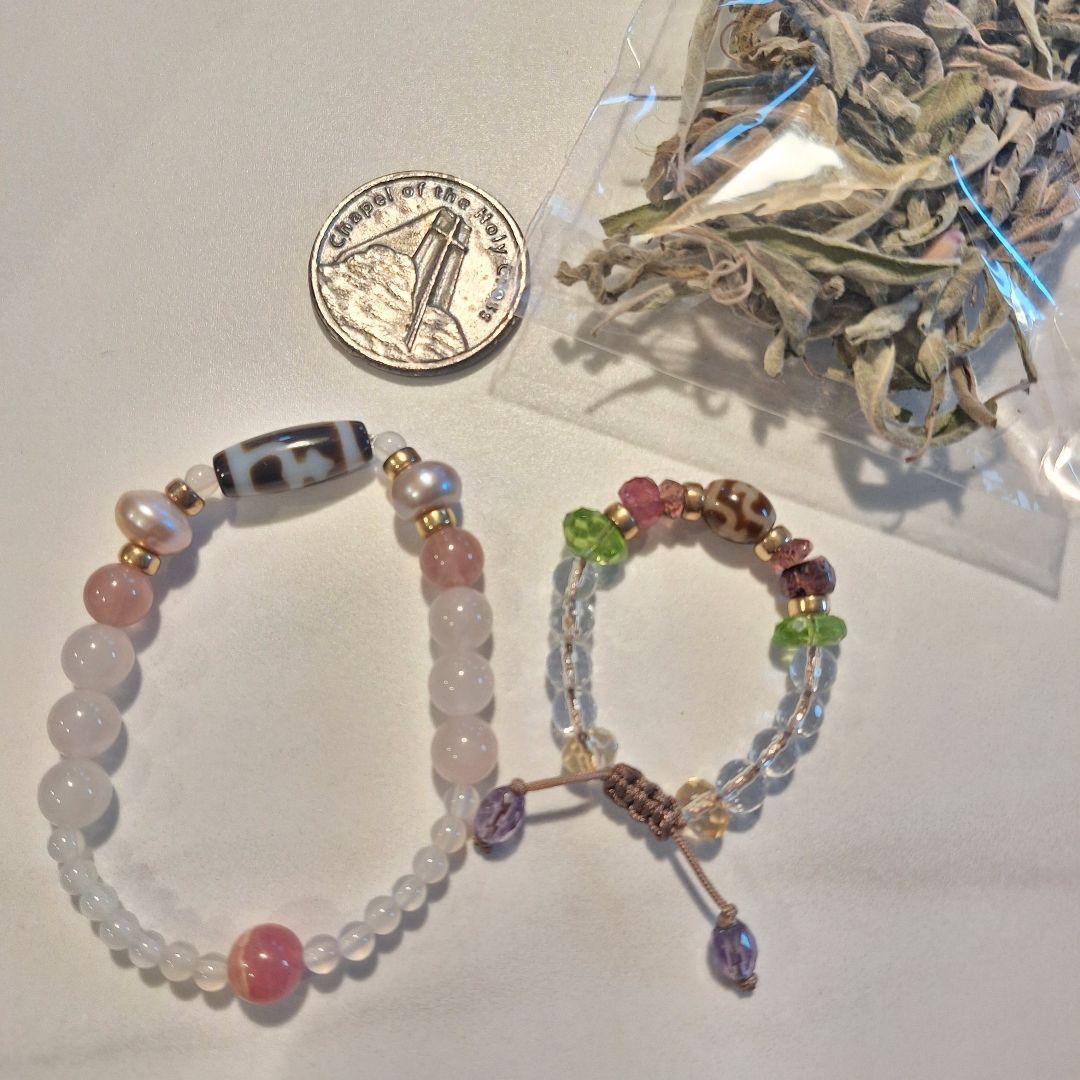 本日のみ　専用　グリーンターラ　宝瓶　天珠　ブレスレット