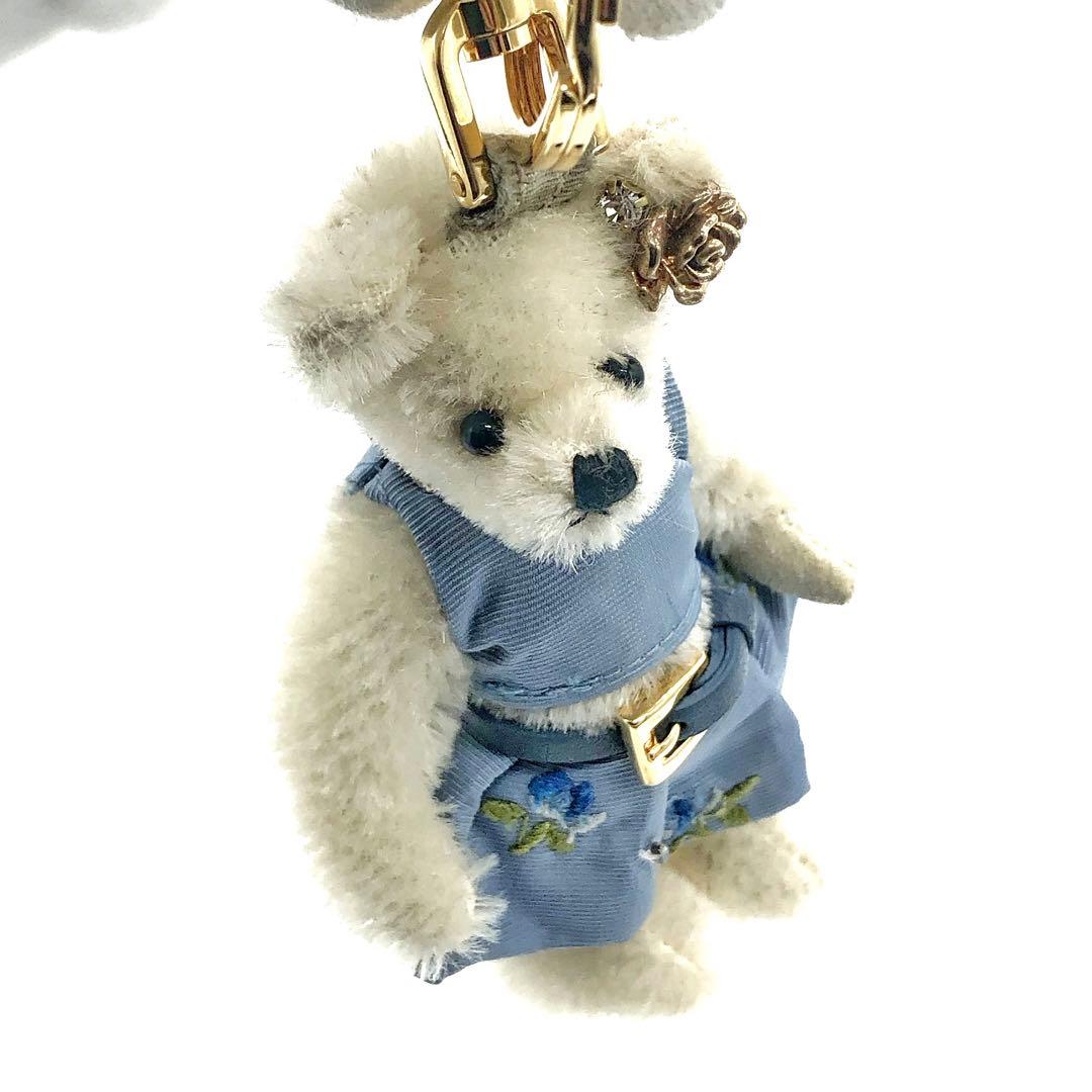 未使用級✨プラダ チャーム キーホルダー テディベア