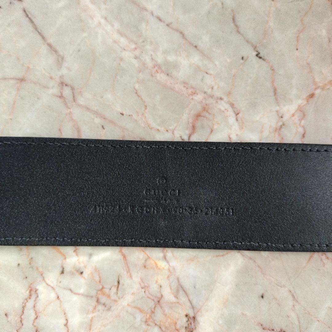 Gucci ブラック　ベルト　 ダブルGロゴ