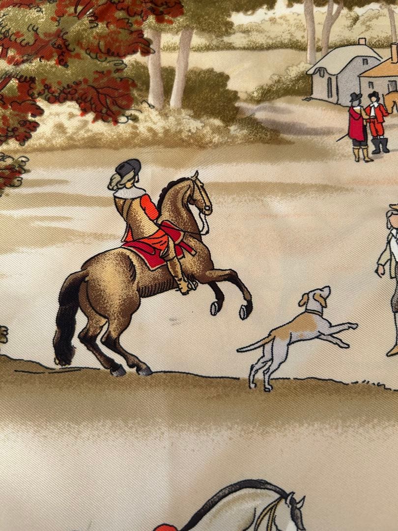 HERMÈS 馬のプレゼンテーション スカーフ