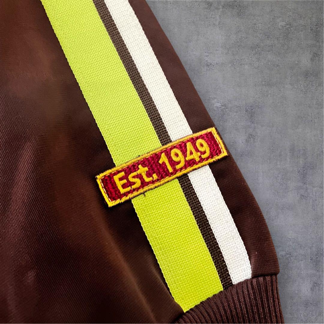 Onitsuka Tiger トラックジャケット L ブラウン × イエロー