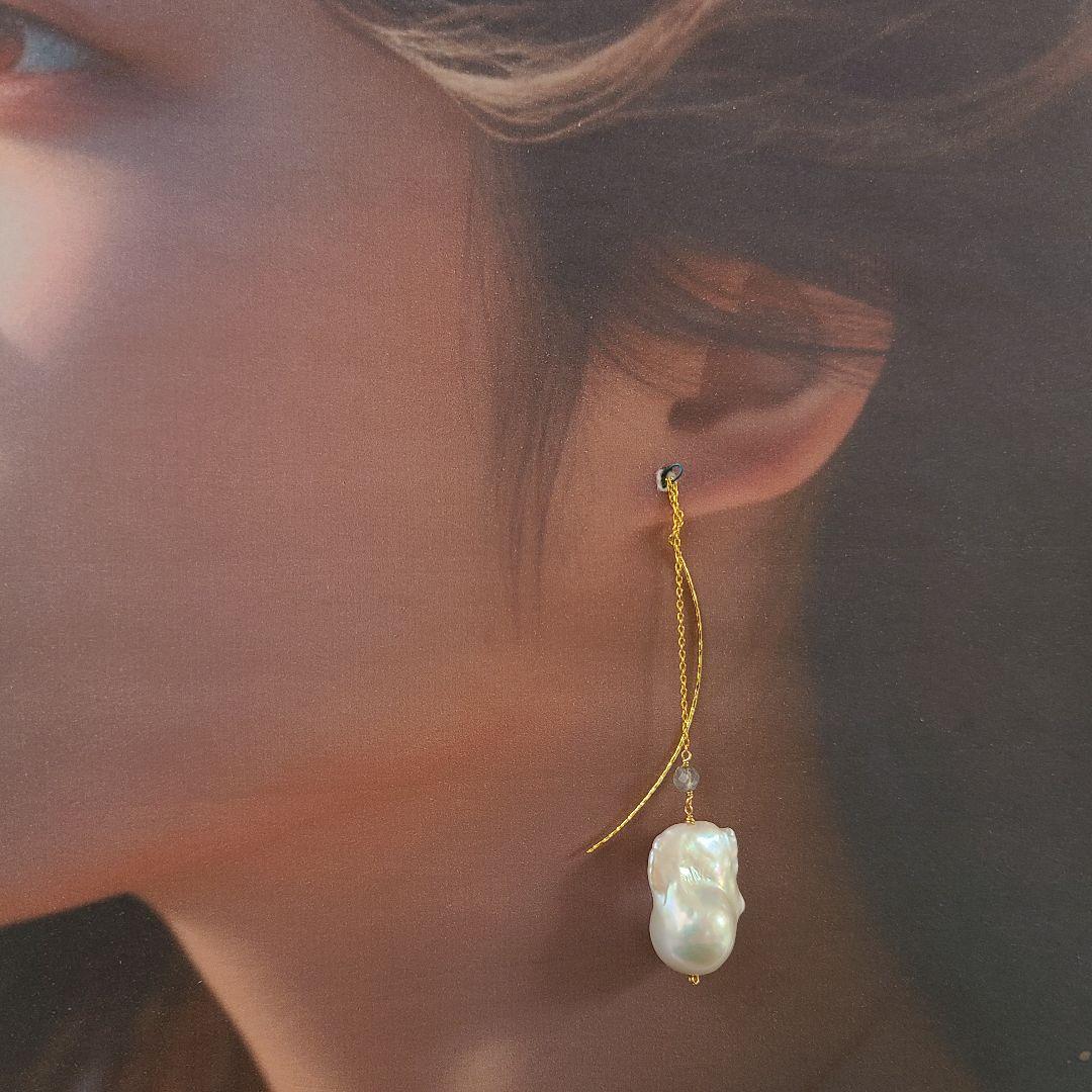 【みいちゃん!!】【0512】アメリカンピアス 淡水パール オイスター