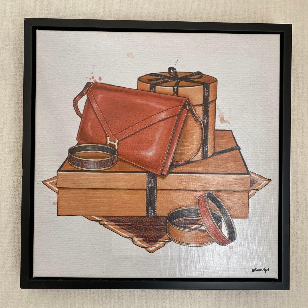 ♡オリバーガル♡HERMESデザイン40センチサイズ　フレーム付