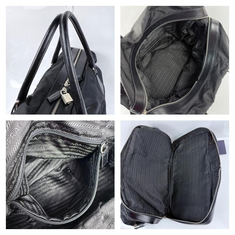 PRADA Sacca da viaggio ボストンバッグ 三角ロゴプレート