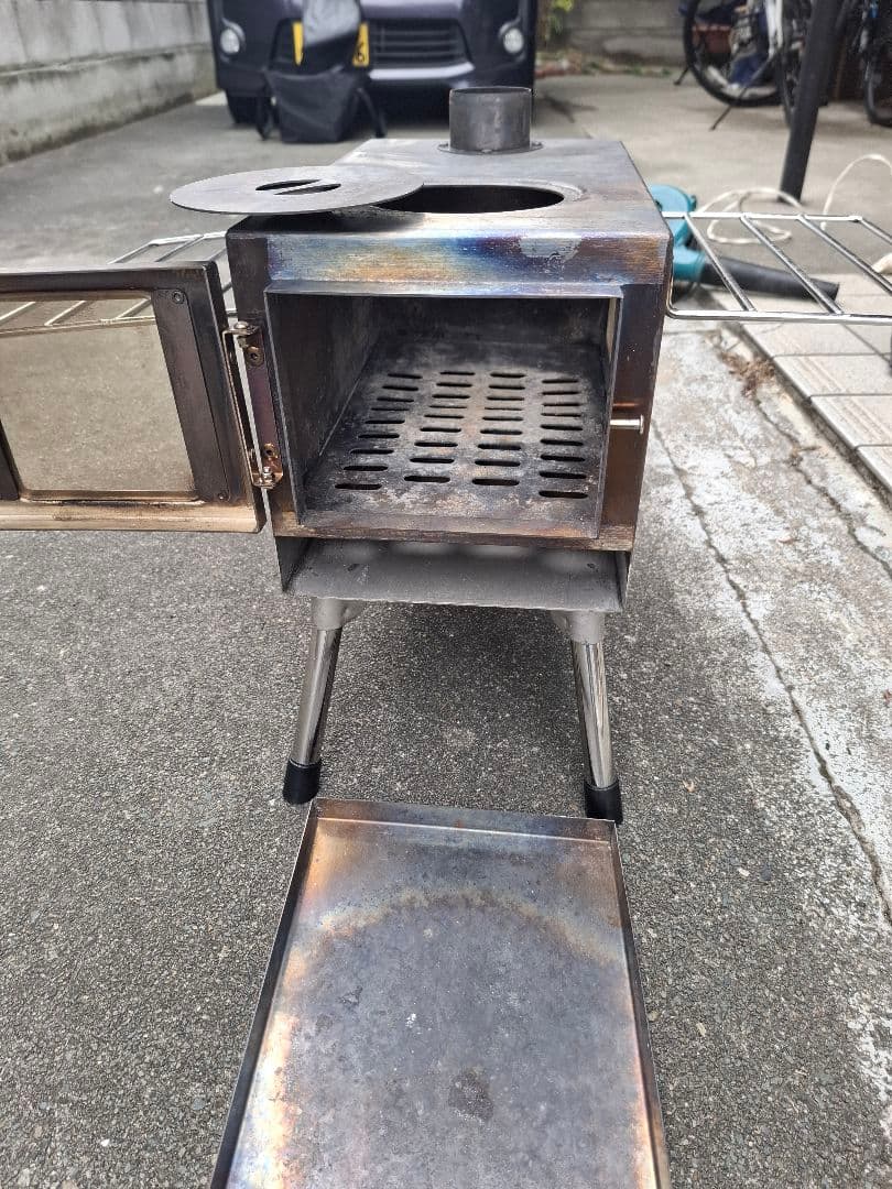 SENQI OUTDOOR 薪ストーブ 一式セット収納バッグ・煙突パーツ多数付き