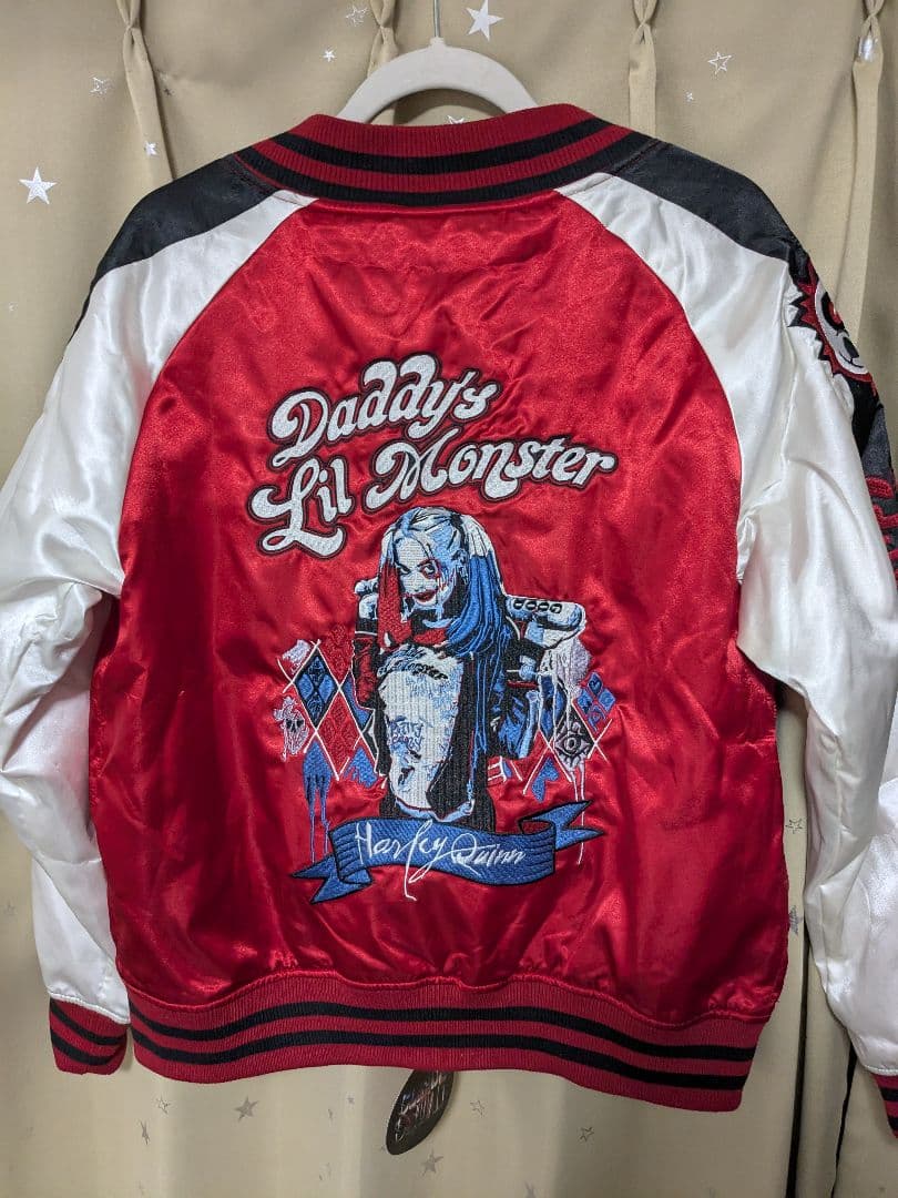 バ*ト様 タグ付き！DC クレイジー ハーレイ・クイン スカジャン ブルゾン