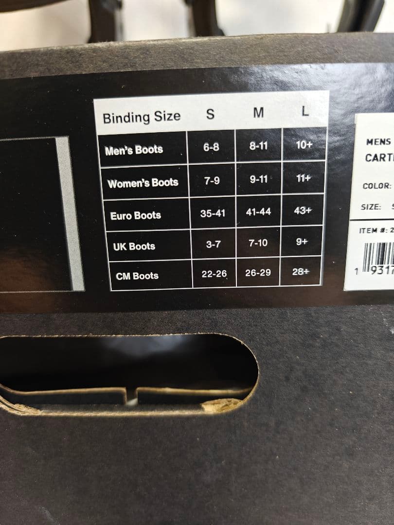 burton バートン Cartel X ビンディング Sサイズ 24-25
