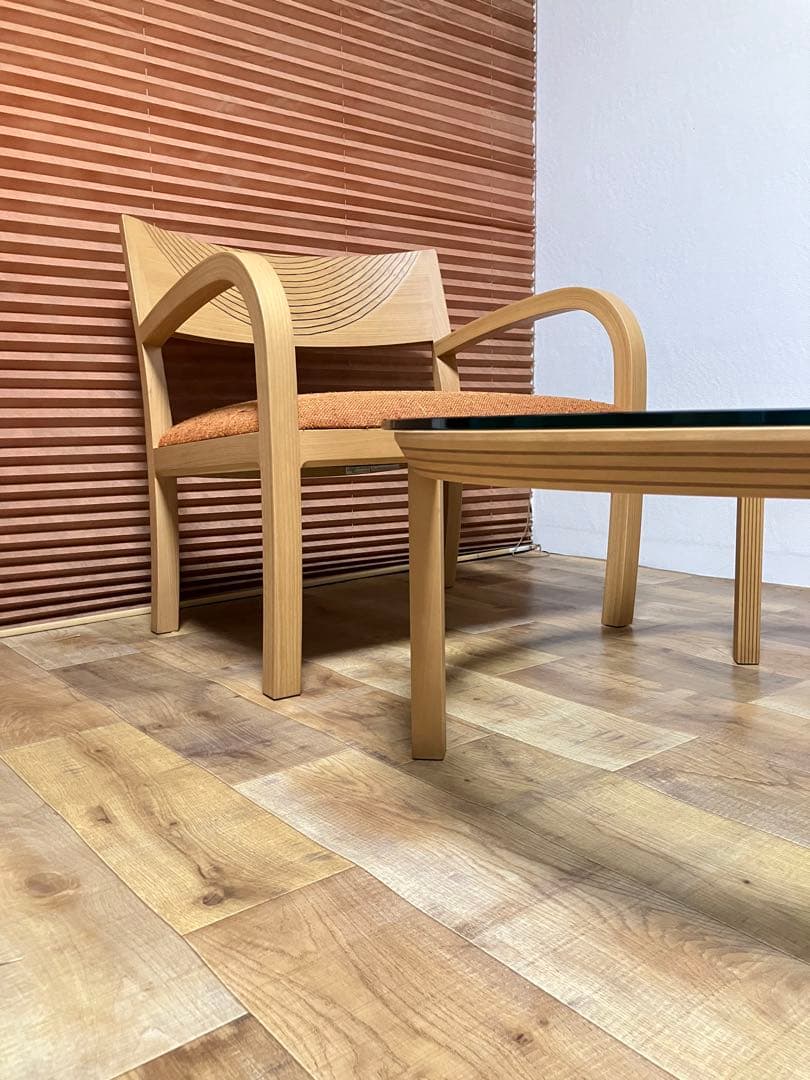 ねこにゃん様 カンディハウス/CONDEHOUSE ストライプ　アームチェア　②