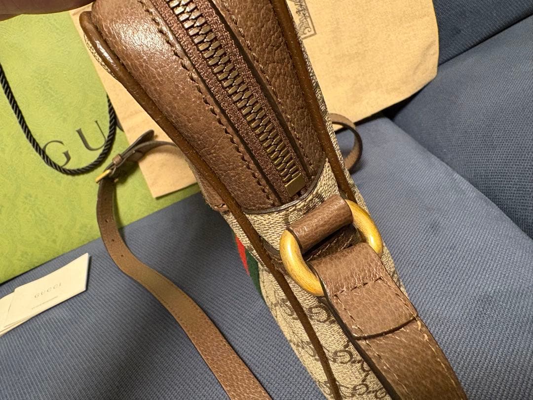 の*み様 GUCCI バッグ　ショルダーバッグ　シェリーライン