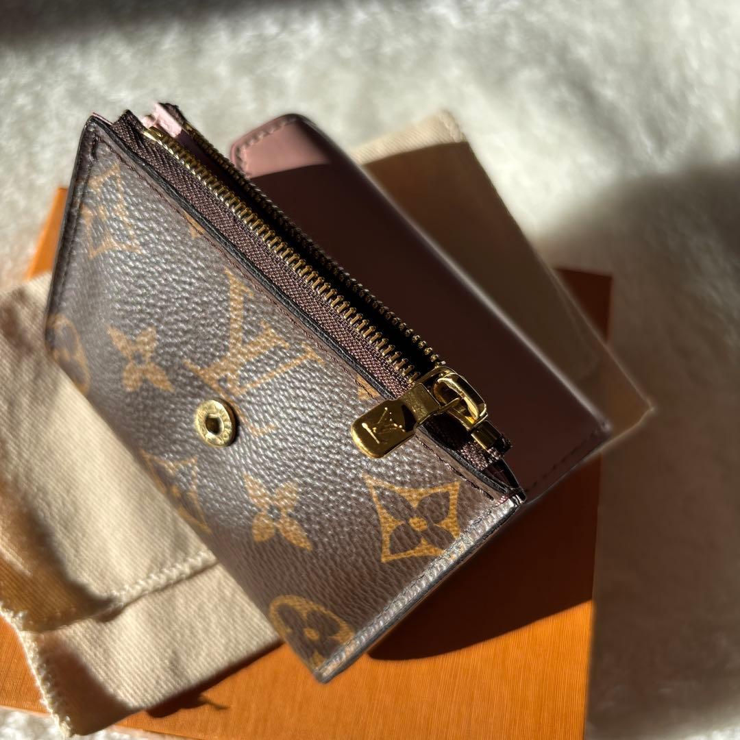 LOUIS VUITTON ポルトフォイユゾエ ピンク