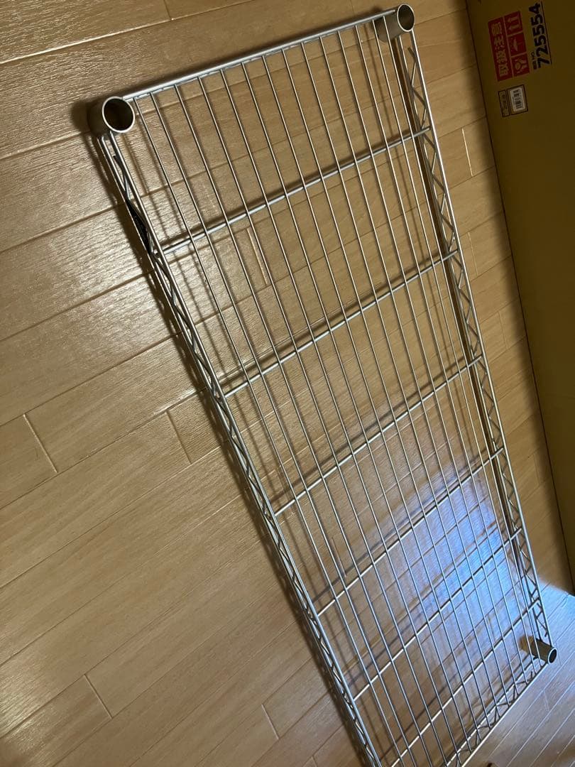 【4枚セット】スチールシェルフ 幅120cm 25mm径 スチールラック