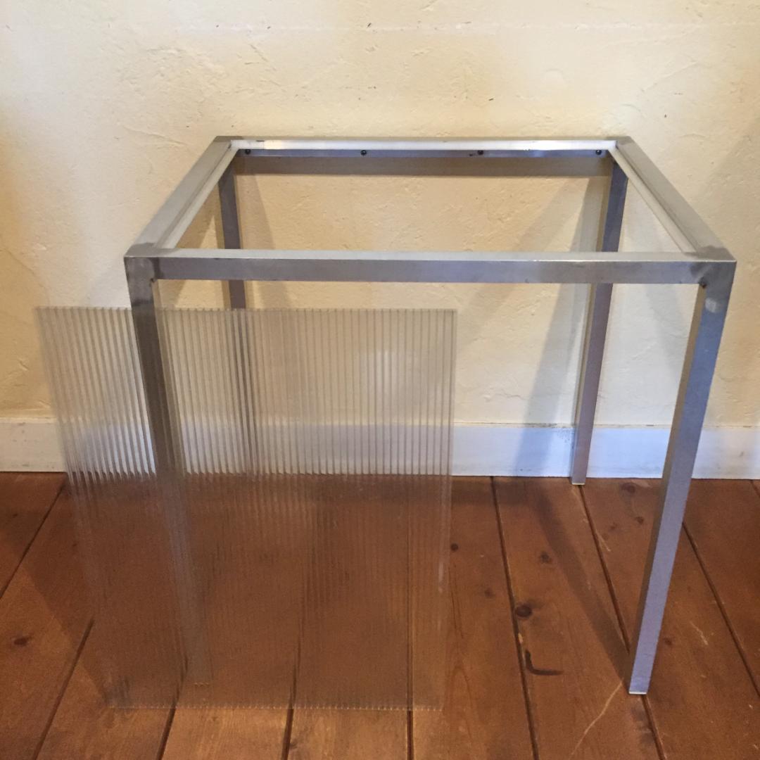 廃盤 TRUCK furnitureトラックフィニチャー アルミ サイドテーブル