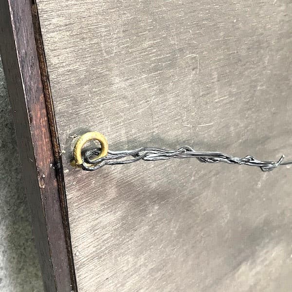 イギリスアンティーク　ウォールミラー　壁掛け鏡　木製フレーム