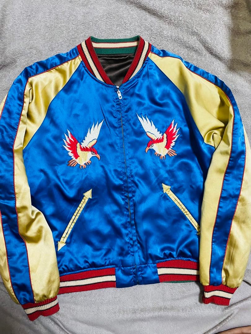 テーラー東洋 日本限定 スカジャン 鷲龍　２面用 unisex vintage