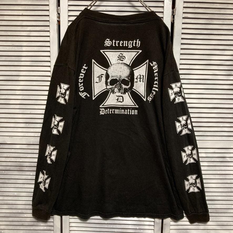BFKD バンド Tシャツ 長袖 古着 ブラックレーベルソサイアティ エンジン