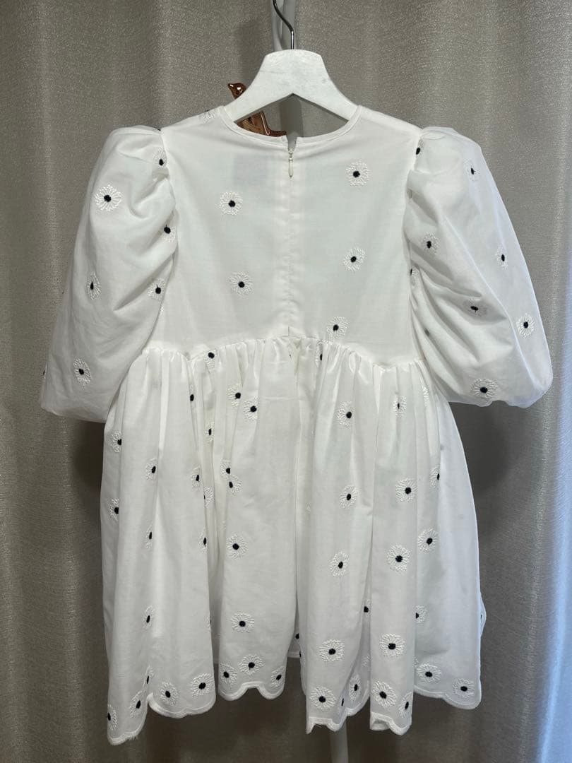 Bibiy. EMILY FLOWER BLOUSE ホワイト ブラウス