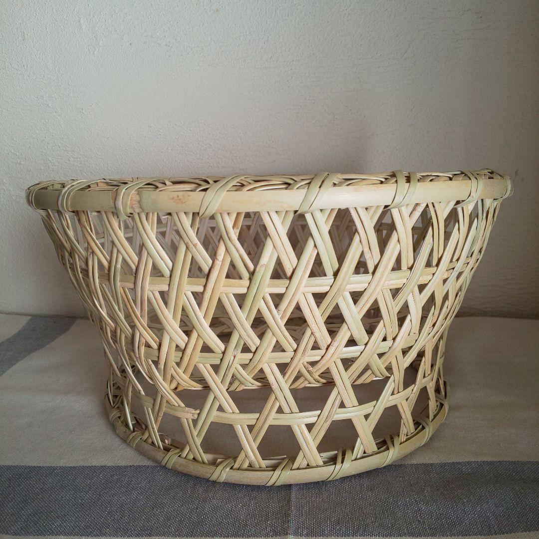 岩手県 鳥越竹細工 ごかご 茶碗かご