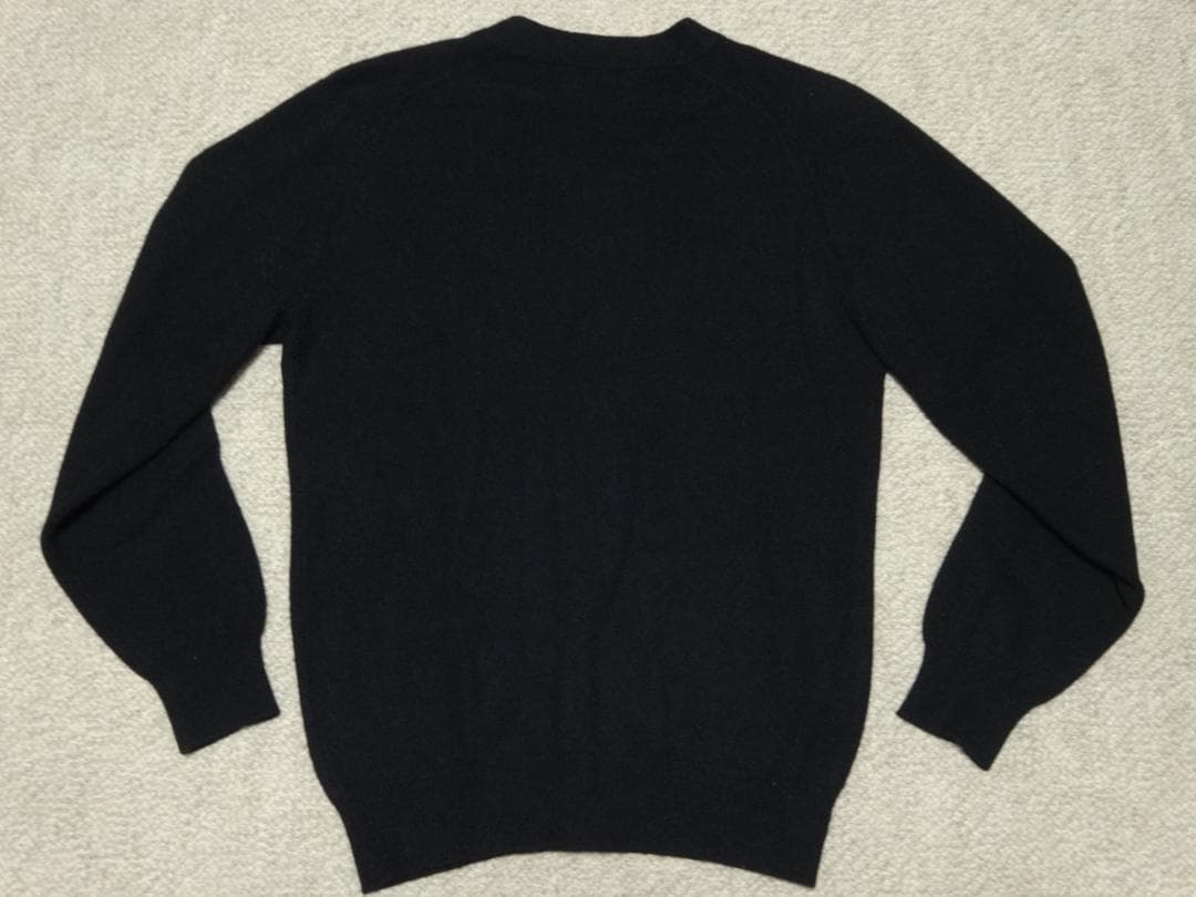 聖*様 ８０ｓ　プリングル　カシミヤカーディガン　スコットランド製　黒　ヴィンテ