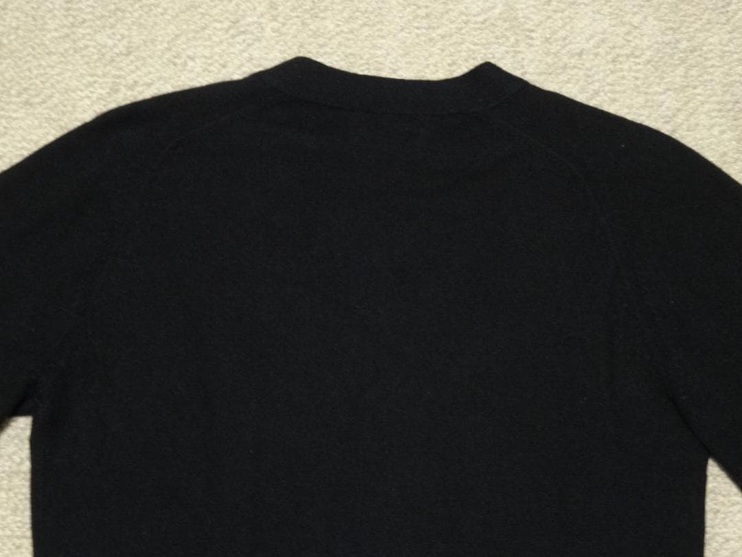 聖*様 ８０ｓ　プリングル　カシミヤカーディガン　スコットランド製　黒　ヴィンテ