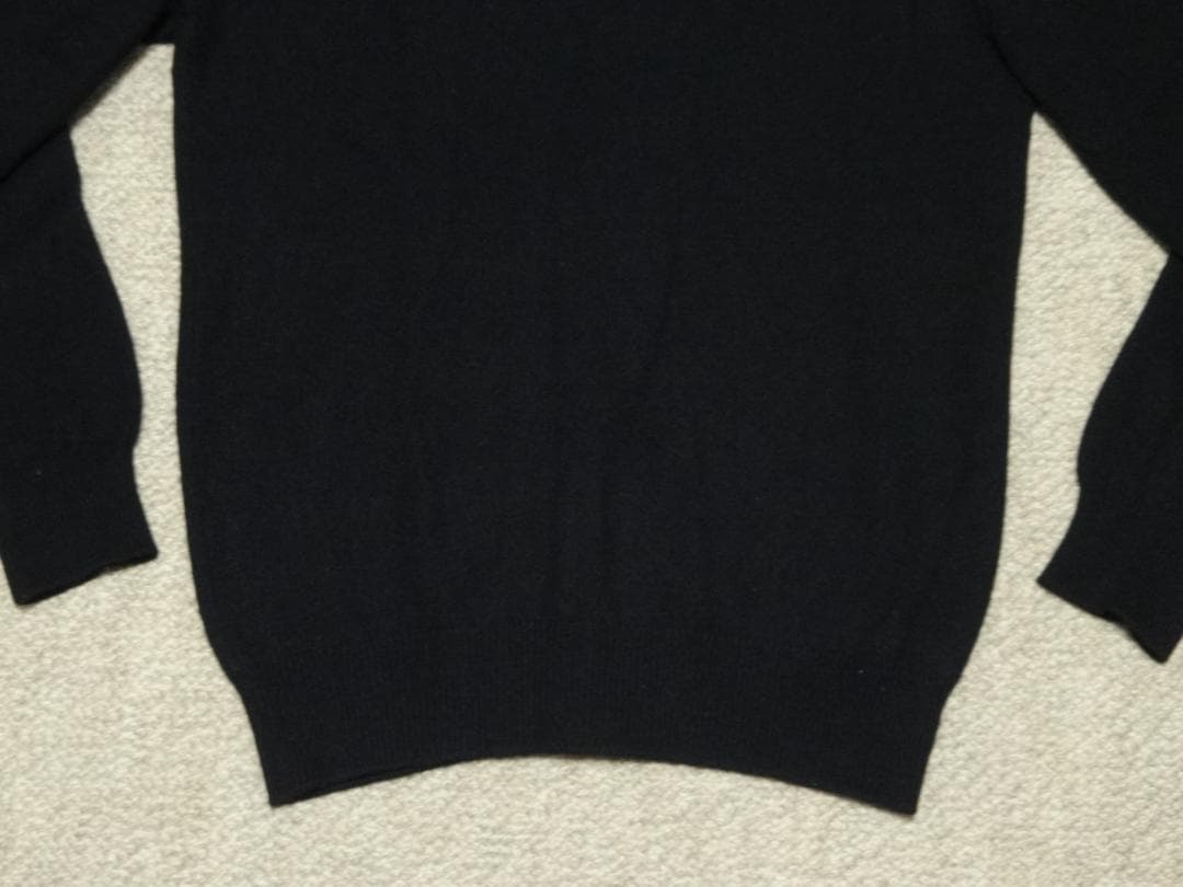 聖*様 ８０ｓ　プリングル　カシミヤカーディガン　スコットランド製　黒　ヴィンテ