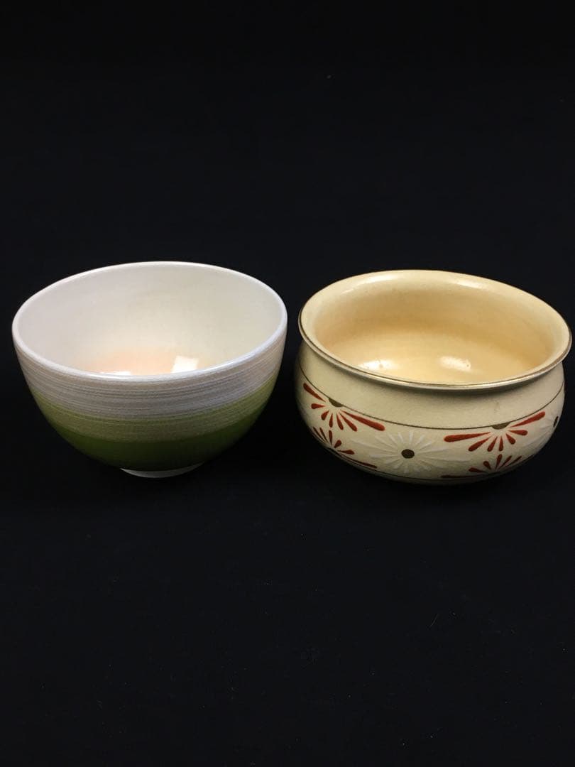 S347茶道具揃 短冊箱 10点揃 抹茶碗 水指他