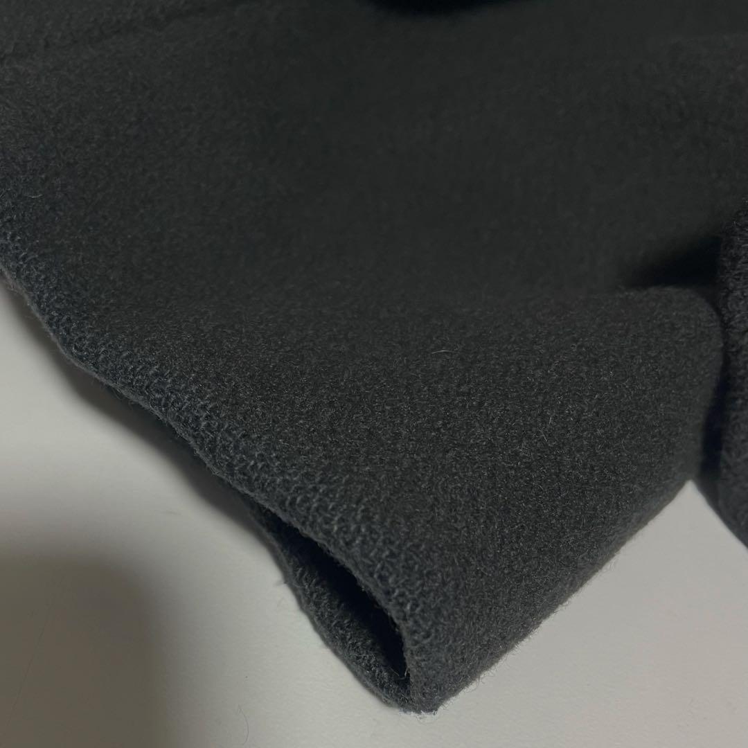 ルーニィ　LOUNIE フード付ステンカラーコート　チャコール