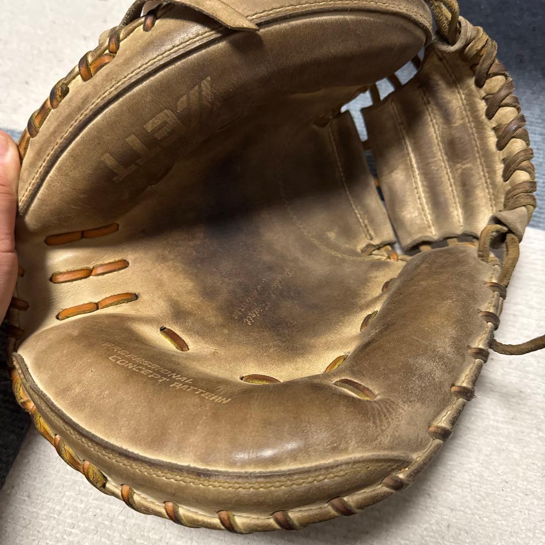 ZETT 軟式野球用キャッチャーミット ベージュ