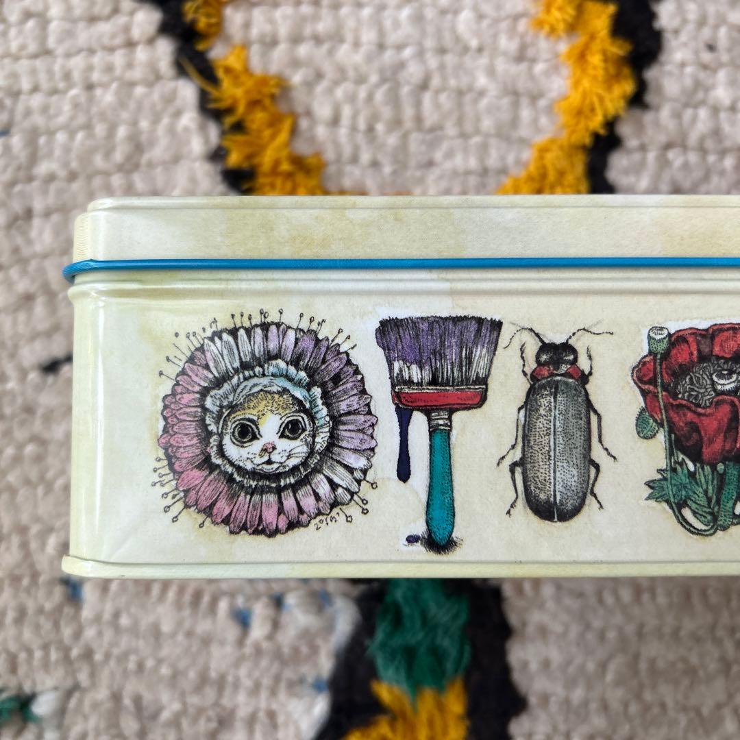 ヒグチユウコさんイラスト ホルベインブリキ缶