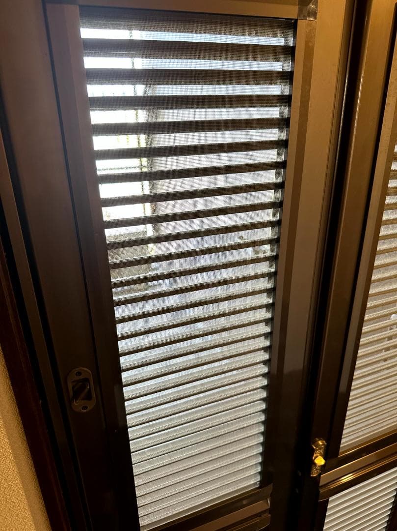 玄関網戸EXCEED TRV 両開き 200×81cm 鍵取説あり